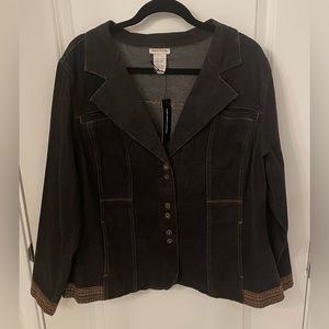 Monroe & Main Denim Blazer size 20W - NWT